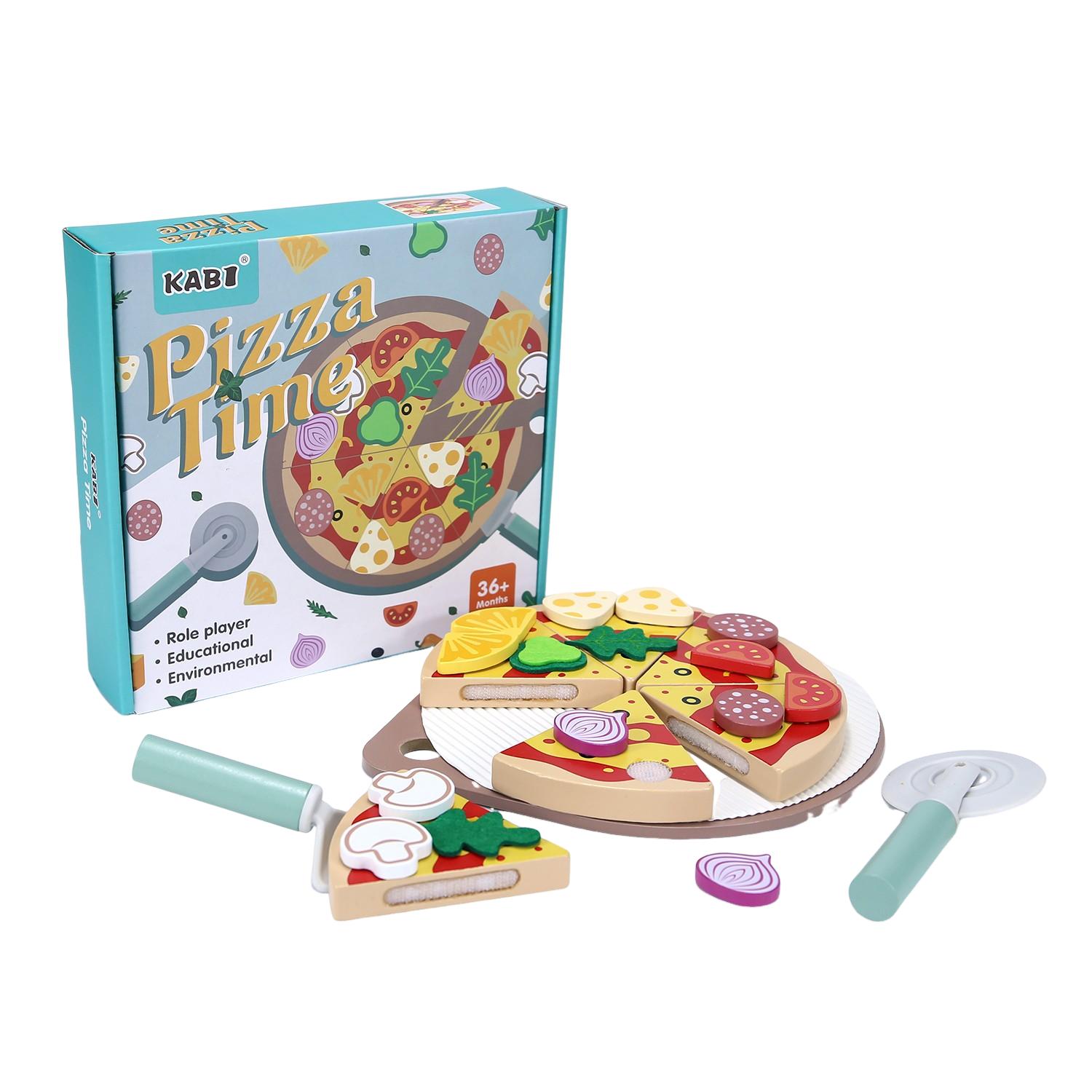 Simulation Food Children Pretend Kitchen Toys wooden Hamburger Pizza Cake rack Set Pretend To Play Children s Kitchen Game