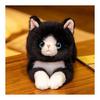 Homehalo Plush Cat Realistic Cat Plush Toy Realistic Large Super Cute Fluffy Cat Body Pillow Abdominal Weighted Beads Soothing Body Pillow