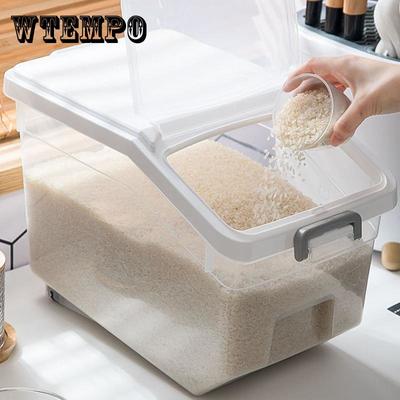 10 kg/12,5 kg/17,5 kg Reisfass mit Abdeckung, insektensicherer Reistank, Mehlfass, Kunststoff-Reis-Aufbewahrungsbox, verdickte Küchen-Aufbewahrungsbox, Werkzeug-Organizer