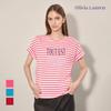 OLIVIALAUREN Striped Lettering T-Shirt_Vobas4F7111