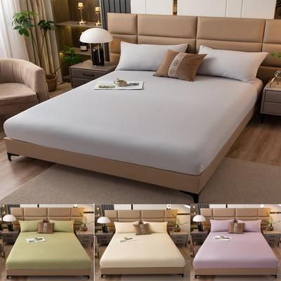 Soild Color Washed Raw Cotton Bed Cover Single-piece All-inclusive Simmons Mattress Cover