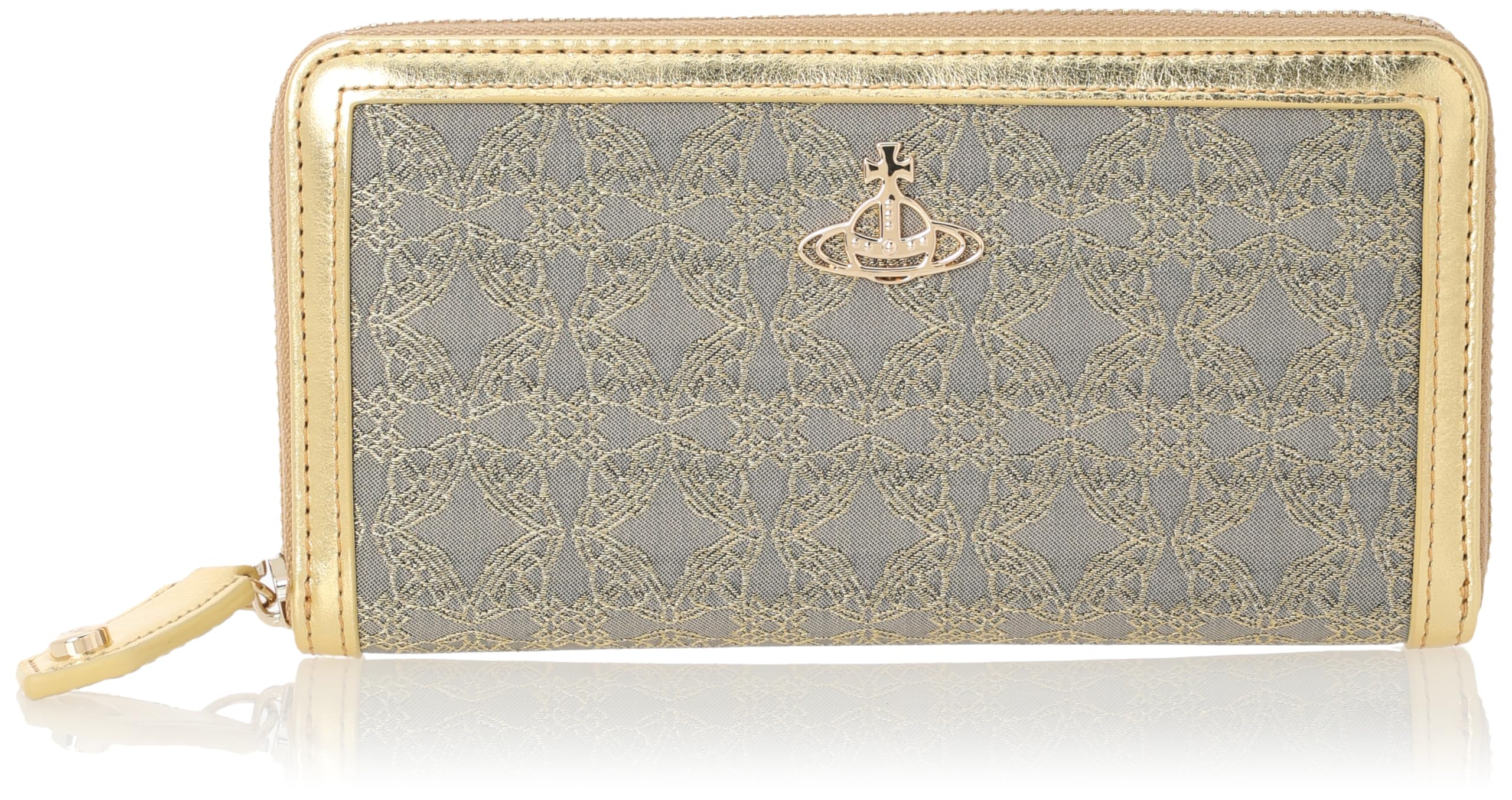 

Vivienne Westwood Round Zip Long Wallet 51050023 W00I2 Gold Women s [Used] золотий