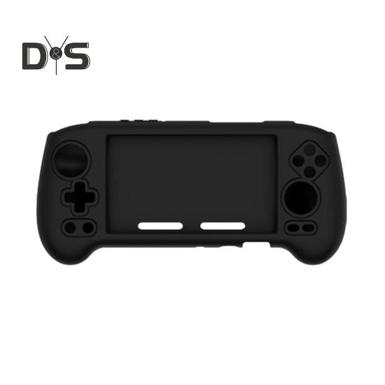 

Силиконовый защитный чехол, устойчивый к царапинам, ударопрочный, износостойкий, простой в установке, силиконовый чехол для игровой консоли ANBERNIC RG556 чёрный