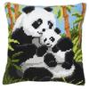 Cross Stitch Cushion Kit Pandas