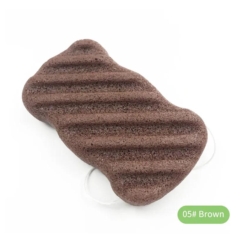 

1/12 шт., 6 цветов, полусфера, натуральная губка из конжака, косметическая слоеная губка для чистки лица, инструменты для мытья лица, флаттер, инструменты для макияжа