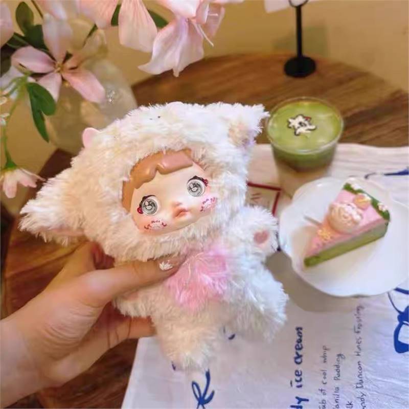 Plush Blind Box, Keychain, Backpack Charm, Cute Figurine, Gift Ornament, Nuomi Cute Non-stop Trendy Toy, Christmas Gift
