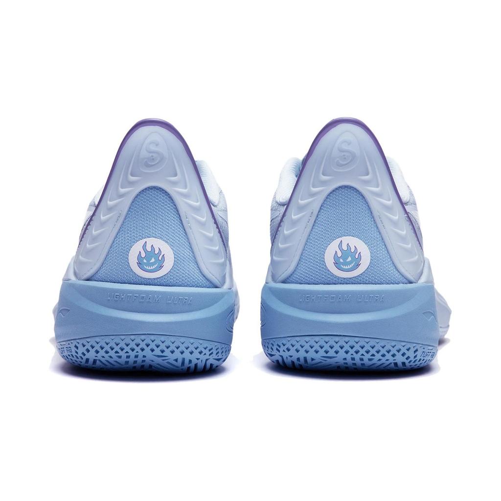 Li Ning Sonic 12 Fabric Lace-Up Lightweight Non-Slip Shock Absorbing Wear-Resistant Rebound Breathable Low-Top Basketball Shoes YKBU054-11