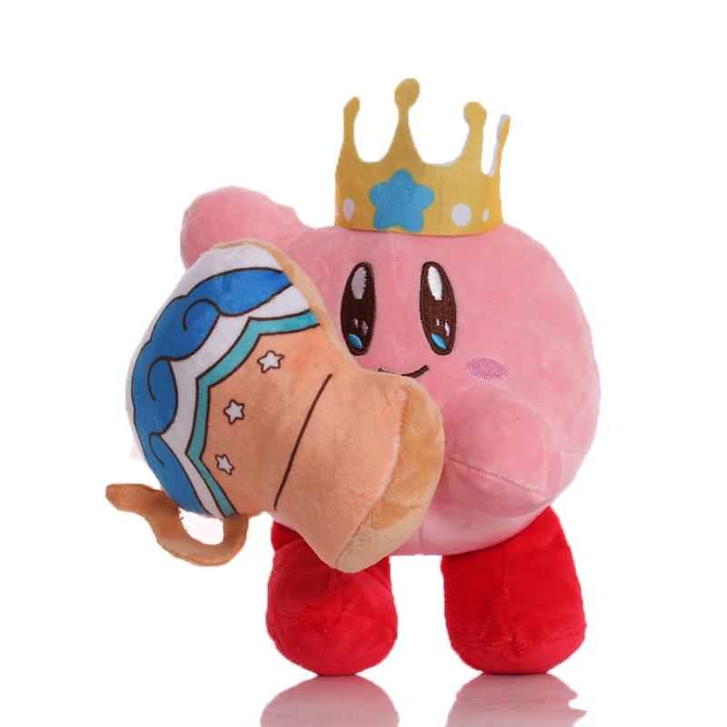 Wholesale Cute Kirby Plush Toy Crystal Soft Stuffed Doll Cartoon Figure 12" Tall