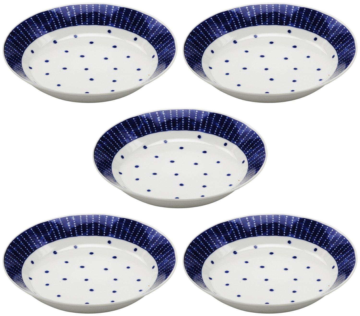 

Mino ware deep plate set of 5 Soten 6.3 145828(5)