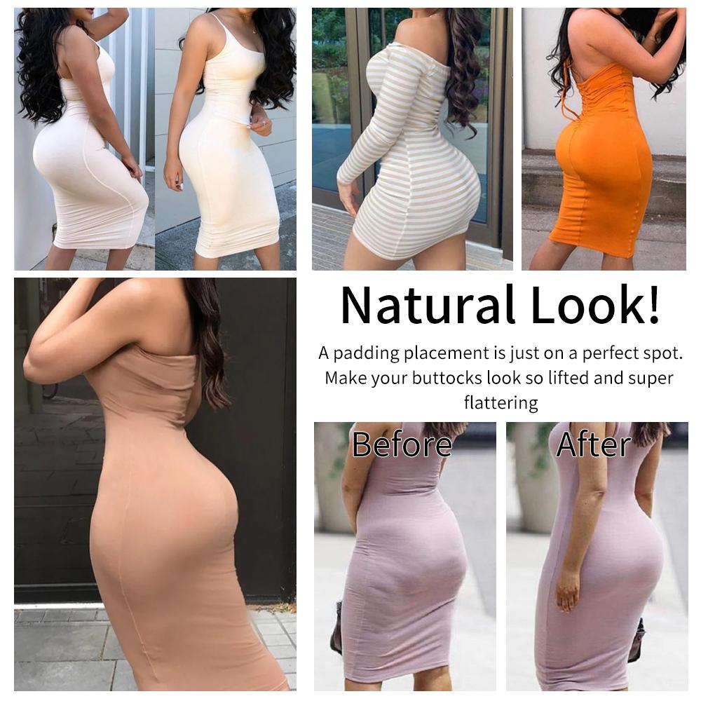 Chiloți căptușiți pentru fund pentru femei, îmbrăcăminte modelată pentru ridicarea pradă falsă, lenjerie de corp pentru creșterea șoldului, slip pentru modelarea corpului, chiloți fără sudură