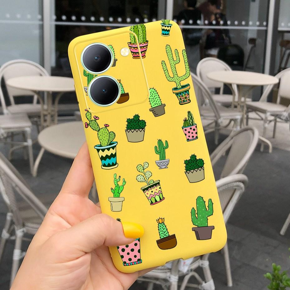For Vivo Y36 Case 2023 Cute Love-heart Pattern Jelly Silicon Soft Phone Back Cases Cover For VivoY36 Y 36 4G 5G V2247