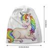Sleeping Baby Rainbow Unicorn Skullies Beanies Caps For Unisex Women Unisex Fashion Winter Warm Knitting Hat Adult Bonnet Hats