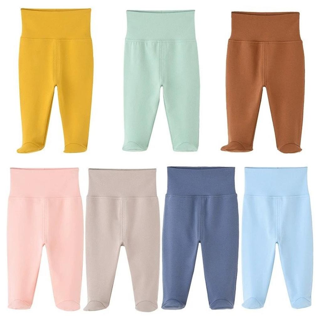 Baby Infant Footed Tights High-Waist Open-Crotch Leggings