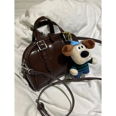 Textured Bag Women's New Autumn and Winter Retro Handbag Niche Girl Shoulder Messenger Bag Trend