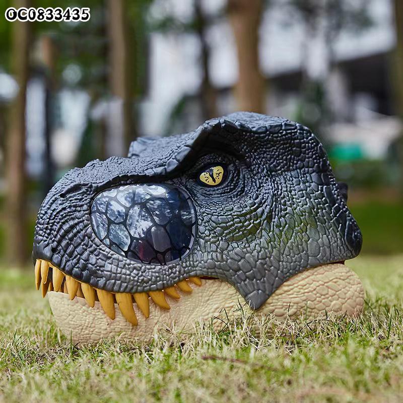 Jurassic Dinosaur Mask Voice Light Sound Effect Party Toy Role Playing Boys Girls Birthday Gift Adult Funny Outdoor Mask Gift