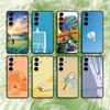 Sport Badminton Cool Phone Case For Samsung S25,24,21,22,23,S30,Ultra,S20,Plus,Fe,Lite,Note,S10,S9,Black Soft Shell