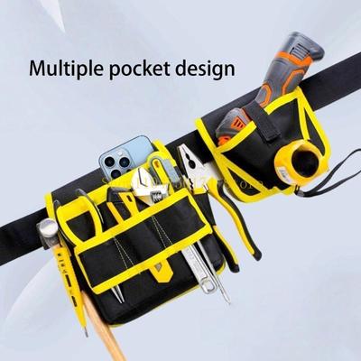 Industrial Swivel Tool Carriers With Waterproof Coating Adjustable Waistband 10 Section Storage For Construction Top Sale