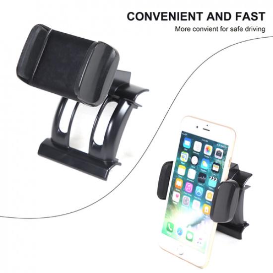 

Navigation Screen Mount Bracket Cell Phone Holder Bracket for Porsche 911 12-18 Black Holder