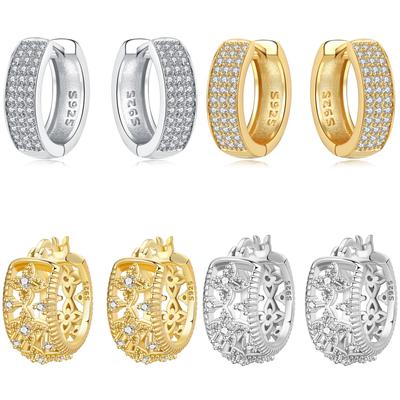 925 Silver Exquisite Silver Earring Jewelry Versatile Hoop Earrings For Women Jewelry Fine Birthday Party Gifts