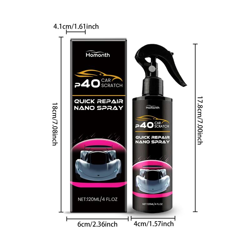 Car Removal Nano Spray Fast Hydrophobic Polish Water Displacing Coating Stain Cleaner for Car Body Paint Surface Repair