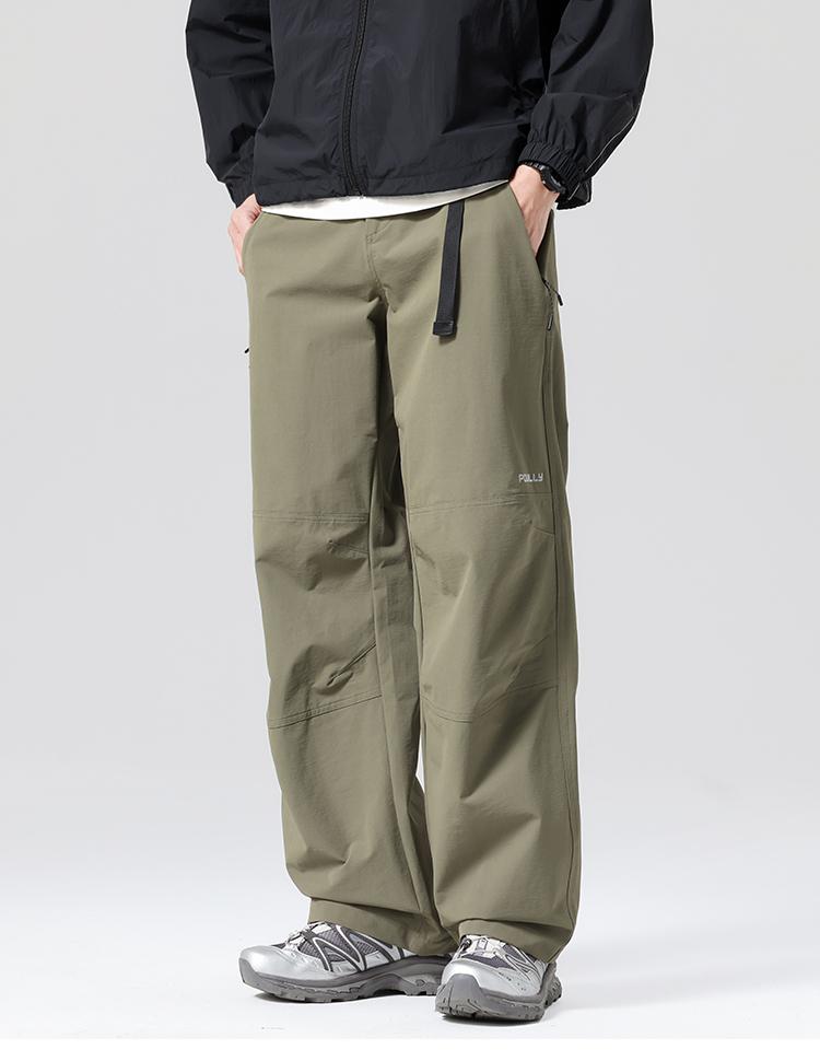 Waterproof and Sunscreen Outdoor Sports Equipment Mountaineering UPF50+Instant Cooling Straight Tube Men's Casual Pants