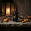 Fantasy Character Model 3D Printed Fortune Teller Figurine, Halloween Mystic Gypsy Statue for Shelf Dark Style Home Decor Tabletop Display,