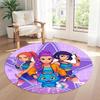 Kpop Round Office Rug Design for Outdoor Decorate Room Game Room Balcony Antislip Round Carpet Anime Office Decor Best for Christmas