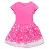 Girls Kpop Mira Zoey Rumi Hunters Printed Princess Lovely Mesh Dress