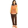 adidas Originals Trefoil X Melting Sadness Co-Branded Triušio Pleistras Kontrastingas Apykaklė Ilgomis Rankovėmis Megztinis Unisex Viršutiniai Drabužiai Šviesiai Chaki Rudas HY7255