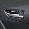 Carbon Fiber Inner Car Door Handle Bowl Cover Trim For Toyota Corolla -2025