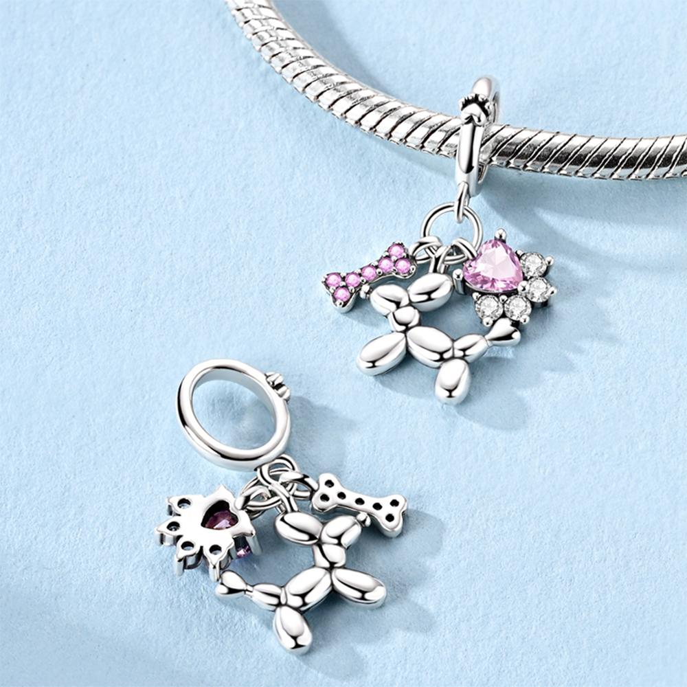Charms Plataoriginales Cat Dog Butterflybeads For Charms Copper Bracelet Beads Jewellery Making Women'S Gift