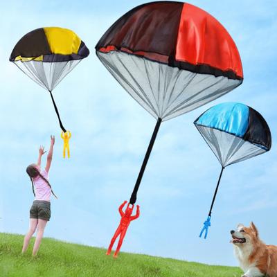 Parachute Toy with Soldier Figure Tangle-Free Kids Parachute for Outdoor Play Promotes Hand-Eye Coordination Easy Throw & Catch Parachute Toy