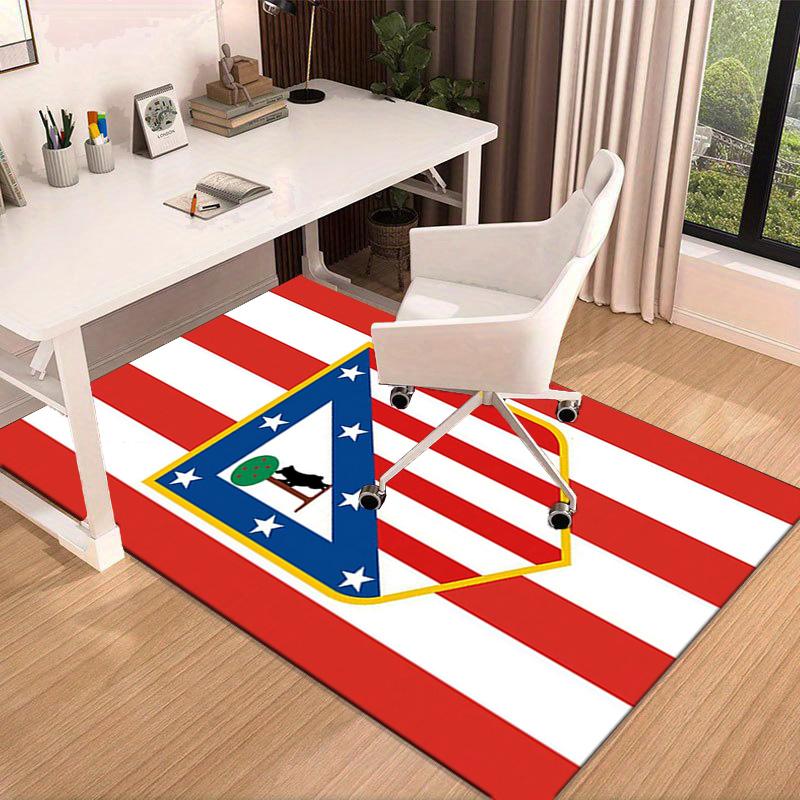 Atletico Football Club Printed Area Rug for Office, Chair Rug, Decorative Carpet Floor Mat, Large Size Fan gifts Christmas gifts