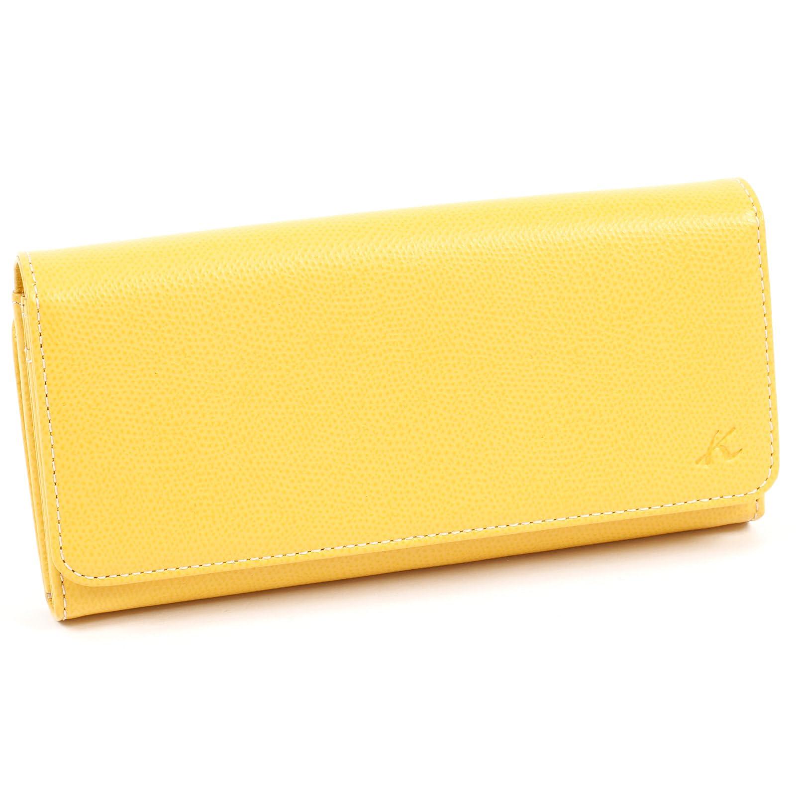 

Довгий гаманець Embossed PH0450 Stitch 43915 [Kitamura] Mustard/Ivory [Yellow]