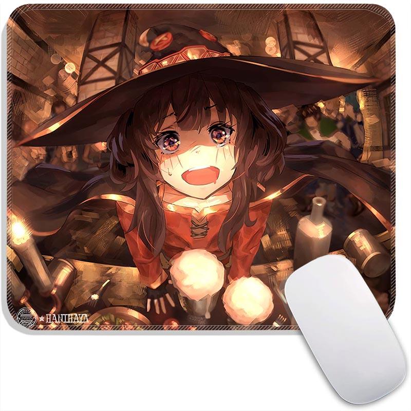 Kono Suba Standard  Anime Mouse Pad Small Gaming Mousepad Gamer Accessories Travel MousePads PC Non-Slip Office Mousemat