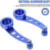 PartyKindom Car Window Handles: 2pcs Window Crank Handle Replacement Aluminum Alloy Winder Crank Riser Replacement Shake Handle for Car Door