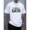 Fun Russian Men'S T-Shirt, Breathable Fabric Texture, Moisture-Wicking And Quick-Drying Non-Clingy Fit, Loose Round Neck, Spring Fall Outdoor Running