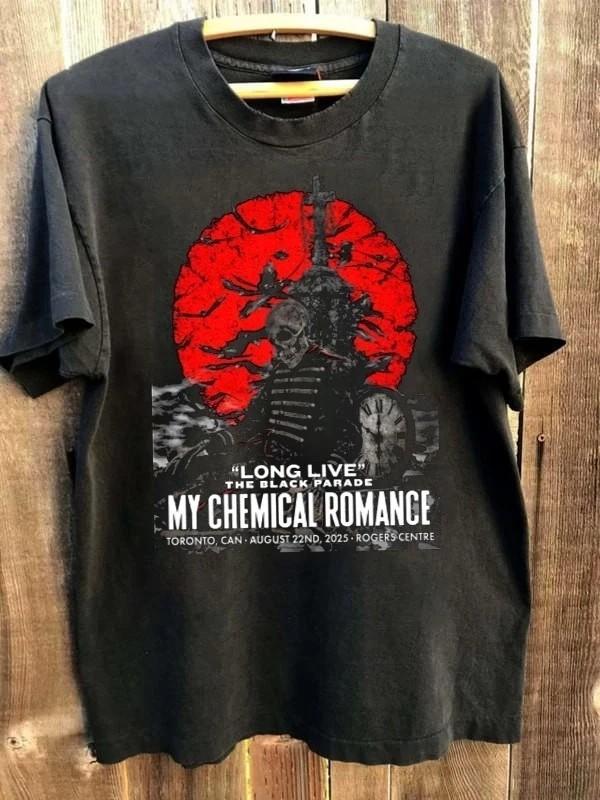 NEW My Chemical Romance Poster MCR Toronto, ON 08-22-2026 Unisex T shirt S