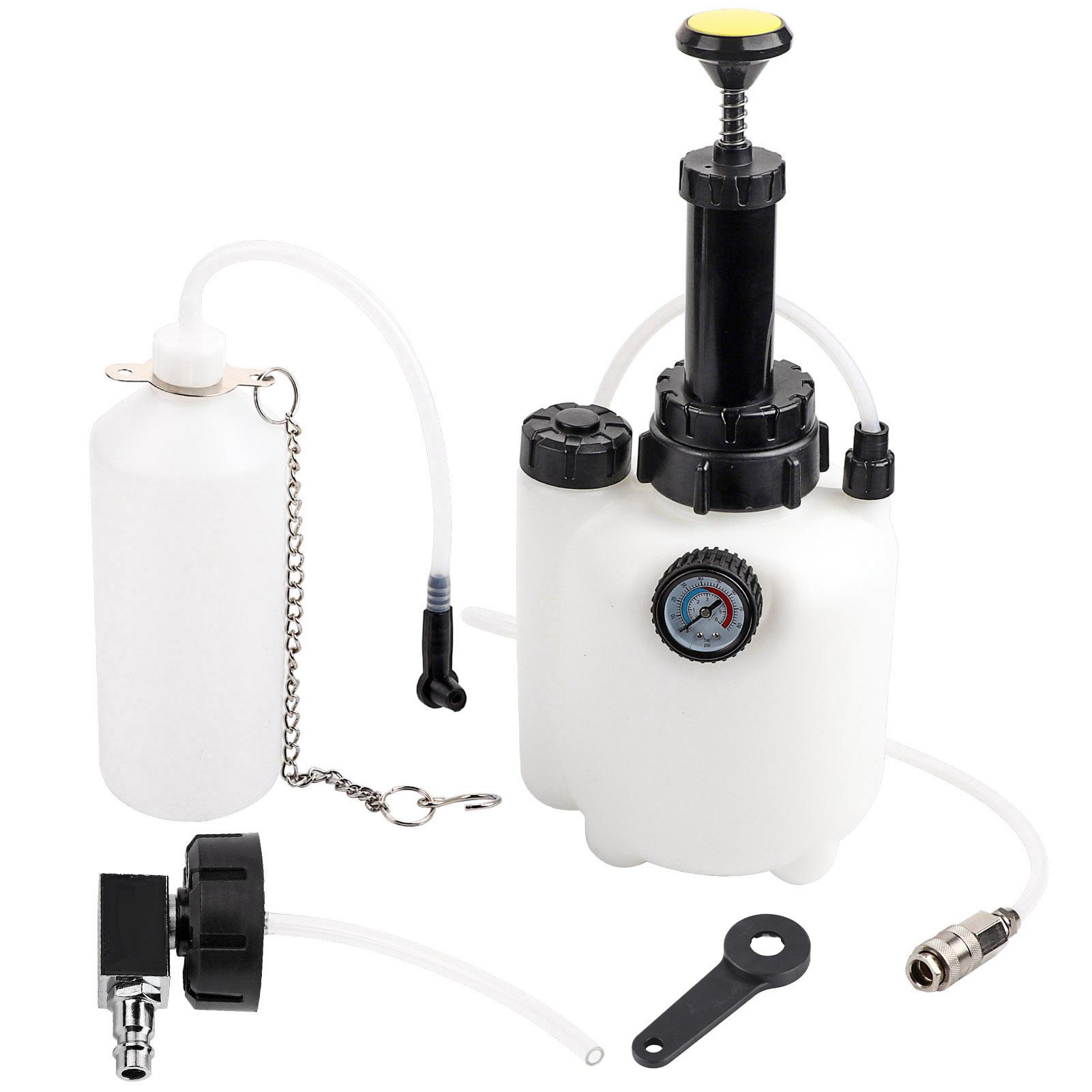 

Ручной прокачной штуцер для тормозной жидкости 3 л ручной прокачной штуцер для тормозной жидкости инструмент для прокачки с универсальным адаптером