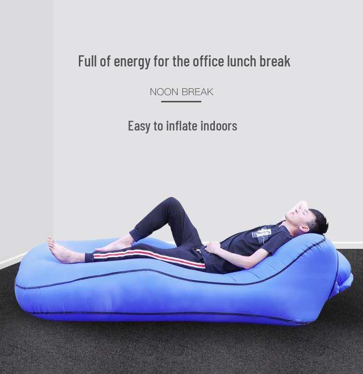 Inflatable Portable Air Lounger Beach Sofa - Outdoor Lazy Nap Bed