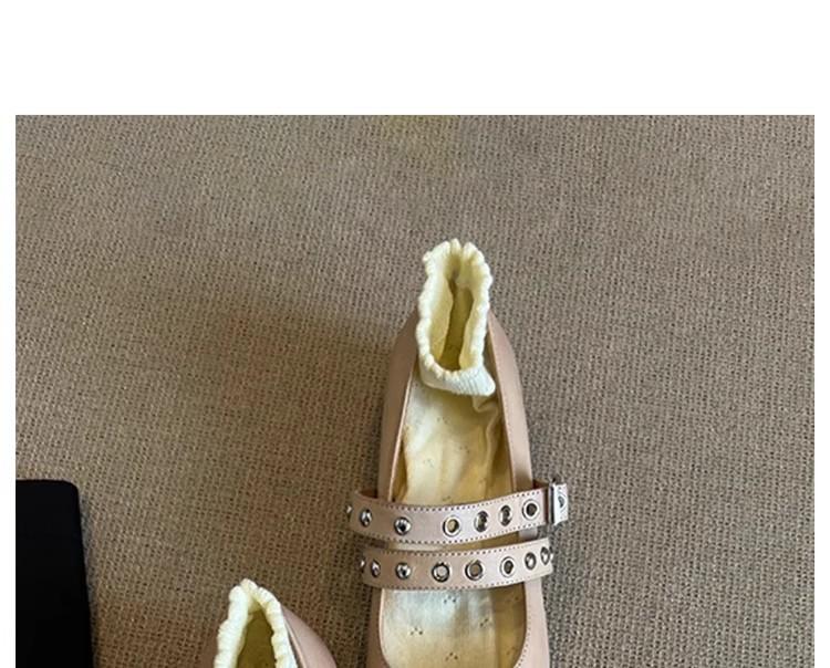 Super soft lambskin~ French single shoes women's flat-bottomed versatile evening shoes ballet shoes retro polished Mary Jane shoes