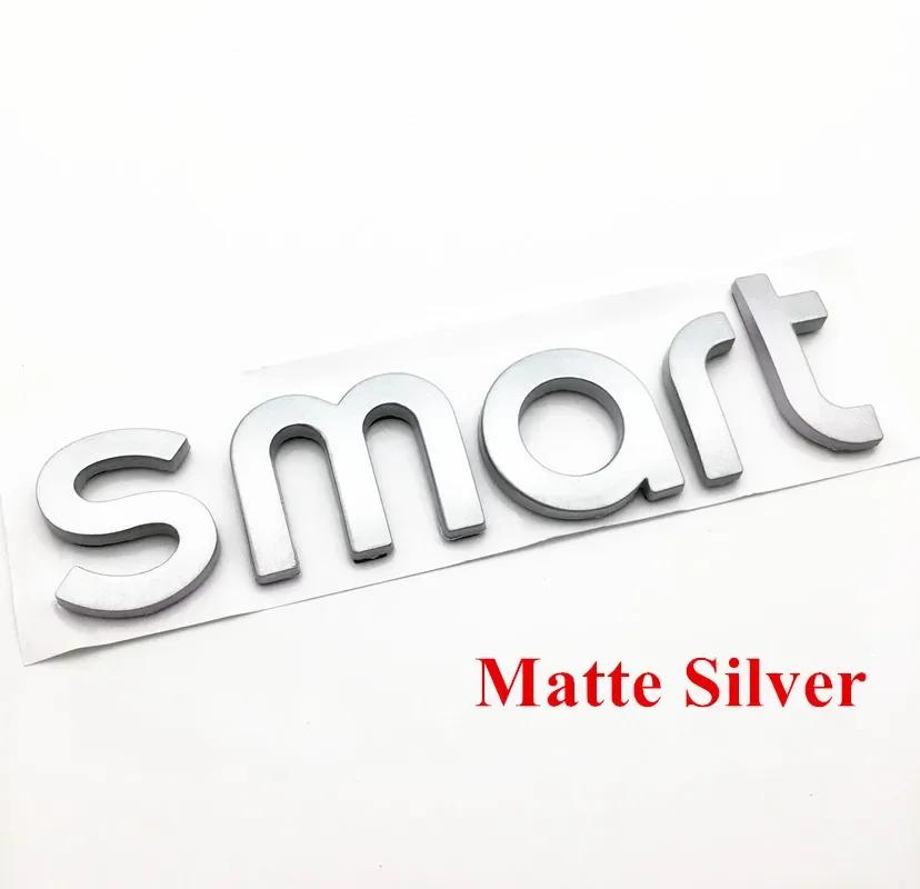 Car Sticker 3D ABS Car Front Head Hood Bonnet Emblem Logo Rear Tail Bumper Trunk Boot Mark Badge Sticker For Benz Smart Car Acce