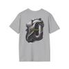 Neymar 10 Graphic Tee, Abstract Football Legend Shirt, Soccer Fan Back Print T-shirt, Vintage Streetwear Graphic Top, Neymar Inspired Gift
