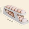 Refrigerator Automatic Scrolling Egg Rack Holder Storage Box For 15 Eggs Egg Basket Food Containers Refrigerator Storage Box
