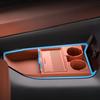 For Geely Galaxy E5 Central Control Lower Layer Storage Armrest Box Silicone Pad Car Interior Modification Voiture Accessories