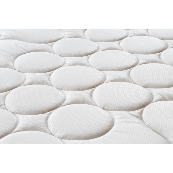 Ready To Sleep Pack - Mattress + 160x200 Bed Base + Duvet + 2 Pillows - Springs - 5 Zones - 19 Cm - DEKO DREAM Zen Firm