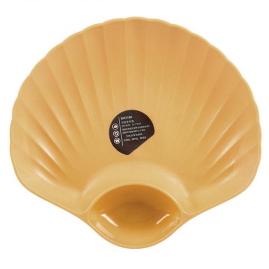 Dvoudílný talíř na občerstvení Potravinářský plast odolný proti poškrábání Miska na rožnění Potřeby pro domácnost