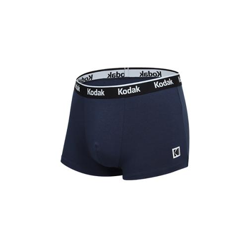 

[Kodak Underwear] Cotton Spandex Trunks d/nv [Shipped from Korea] 100% Authentic Navy - 110