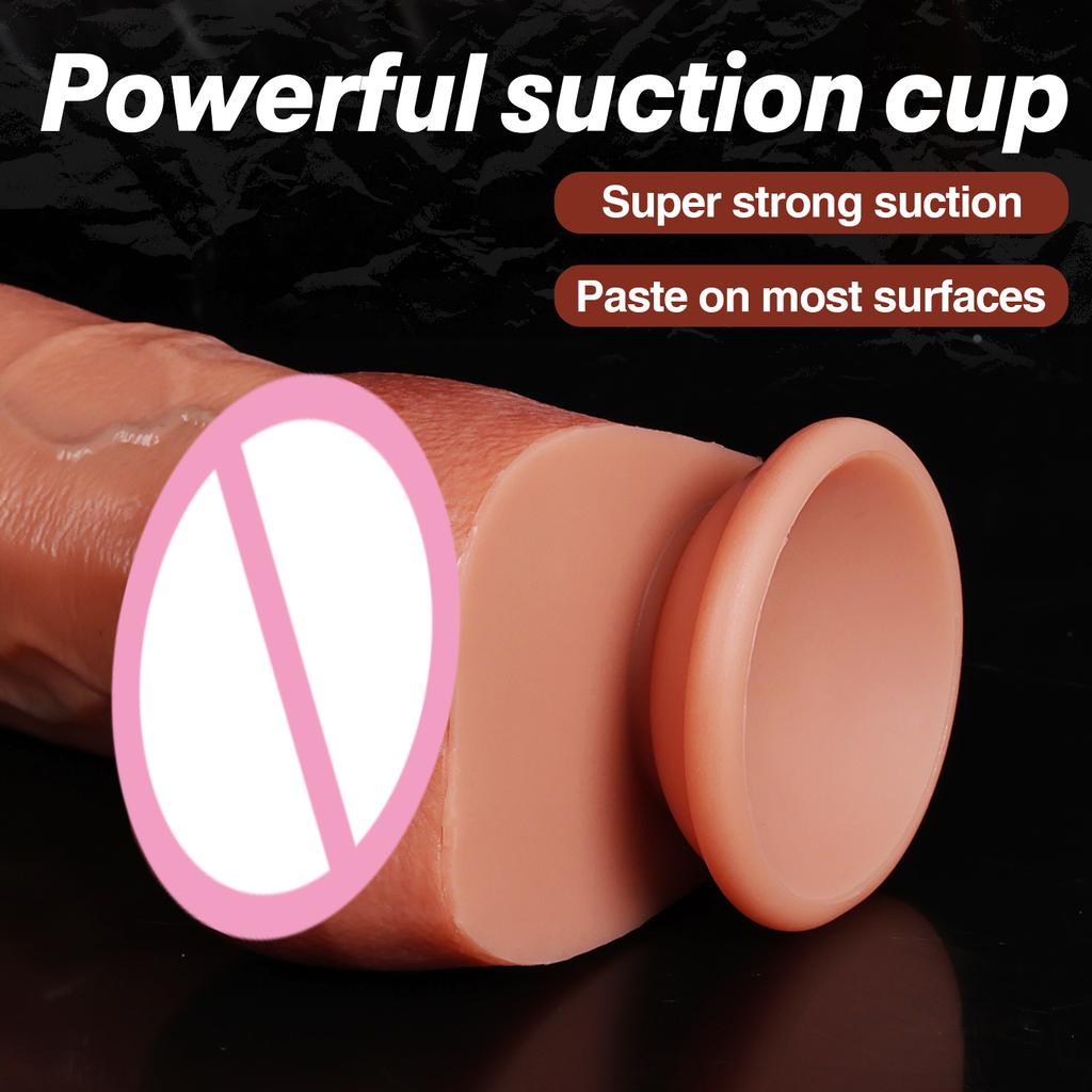 Realistic Dildos Adult Sexy Toys Silicone Layer Penis for Woman Men Vagina Anal Massage Stimulator Dick Sex Toys Adult Supplies