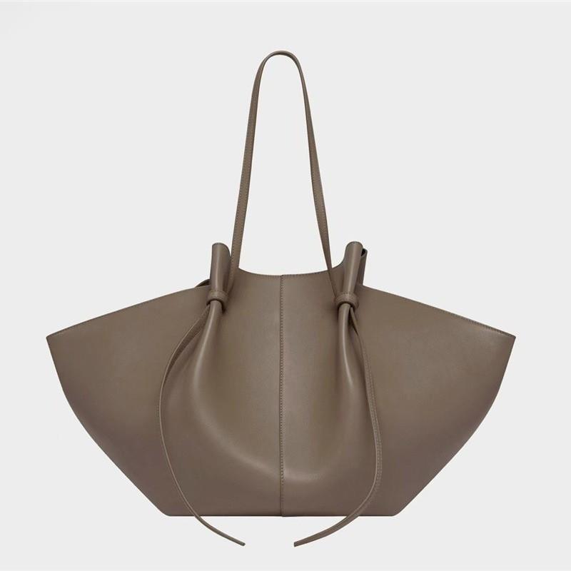 Velká nákupní taška Dámská Minimalistická Jednobarevná Na rameno S magnetem PU kůže Ležérní Vintage styl